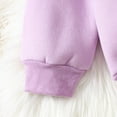 thumbnail image 6 of Zshosam Clothes for Toddler Boys Boys Clothes 2 Piece Long Sleeve Hoodie Sweatshirt and Sweatpants Fall Winter Sweatsuit Size 2T 3T,(2-3 Years Purple), 6 of 8