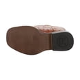 thumbnail image 5 of Roper Boys Bumps Faux Ostrich Square Toe Cowboy   Mid Calf Boots, 5 of 5