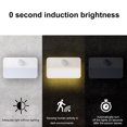 thumbnail image 3 of Leyfeng Small Night Light, Human Body Induction Lamp Motion Sensor Wall Light Intelligent Motion Sensor Cabinet Light Bedside Night Light Stair Light Aaa Battery Powered, 3 of 9