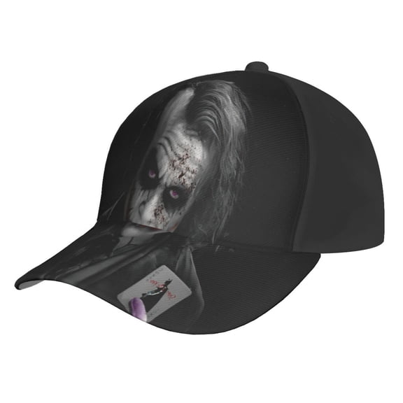 Unisex Joker Baseball Cap Adjustable Trucker Hat for Running Sports Hiking Camping