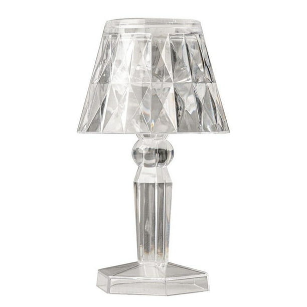 Crystal Light Night LED Diamond Proyección Mesa Romántica Bar Lámpara 1pc Hugtrwg Para estrenar
