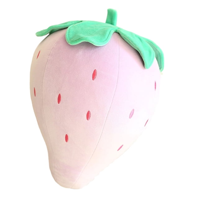 Jouet - Oreiller Réaliste en Forme de Fraise, Jouet en Peluche pour Enfants et Adultes, Idée d'Animal en Peluche pour Usage Intérieur et Saint-Valentin