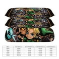 thumbnail image 3 of The Legend of Zelda Comforter Set 3 Pieces Quilt Cover Set Soft Bedding Sets for All Seasons (1 Comforter 102"x90", 2 Pillowcases), 3 of 8