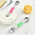 thumbnail image 3 of Binwennn Letter Scale Ounces Measuring Spoons Set 6pcs Stainless Steel Measuring Spoons Set Double Measuring Spoons Small Teaspoons Tablespoon With Leveler Kitchen Baking Accessories For Baking, 3 of 7