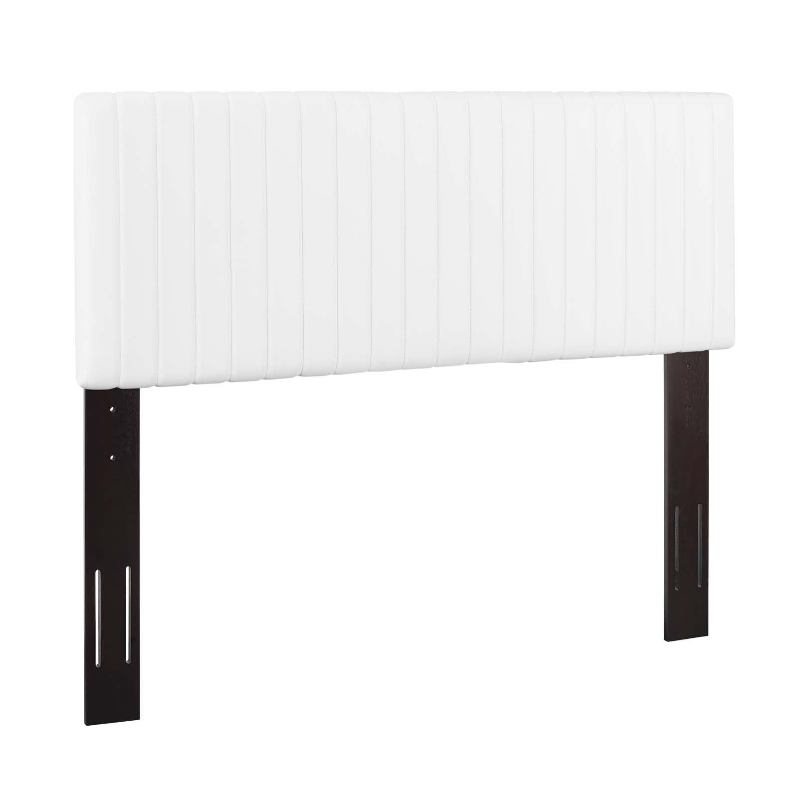 Modway Keira Faux Leather King/California King Headboard in White by Modway