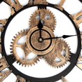 thumbnail image 5 of Diseño de engranajes 3D Número romano Número árabe Reloj de pared Sala de estar Decoración del hotel Reloj de madera sin tictac seitruly JJ20151-08, 5 of 5