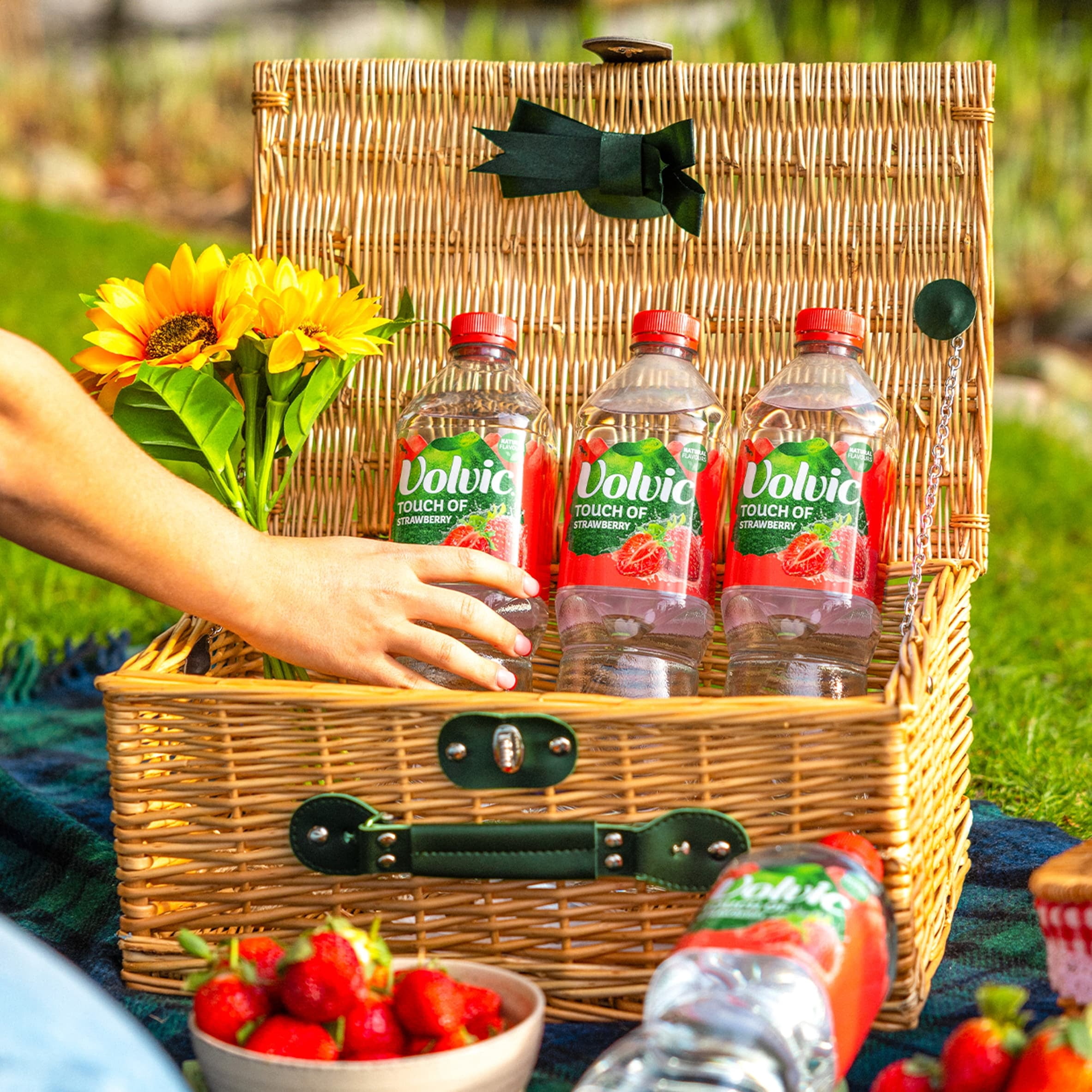 Volvic Touch of Fruit Strawberry Still Flavoured Water 1.5L, Imported from Britain
