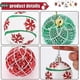 thumbnail image 3 of 42 Pcs Christmas Ball Ornaments, Hanging Baubles Balls Ornaments, Decoration Set, Delicate Xmas Theme Painting & Glittering Pendants Decorative Red-Gr, 3 of 5