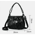 thumbnail image 5 of Kukuzhu Women's PU Leather Hobo Bag Fashion Satchel Bucket Purses Handbag Vintage Crossbody Shoulder Bag Elegant Totes, 5 of 7