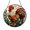 Acrylic 3.5 Inch, variant on Rooster Farmhouse Stained Glass Style Panel, Decorative Round Window Hanging