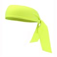 thumbnail image 1 of Bandeau de Sport Mode Réglable Bandes Anti-Transpiration Accessoires de Coiffure pour Tennis Basketball Jaune, 1 of 6