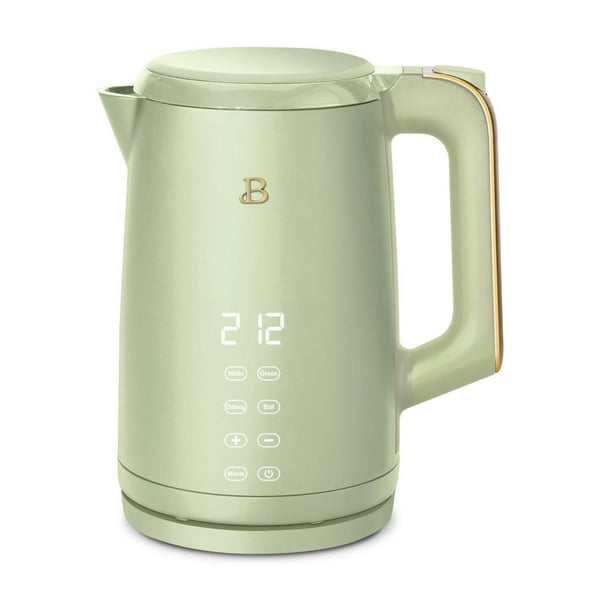 Beautiful 1.7L Electric Kettle, Sage Green by Drew Barrymore