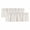 Beige, variant on Beige Striped Valances for Windows, Modern Farmhouse Beige White Stripes Light Filtering Kitchen Curtains, Rod Pocket Window Valance Curtains for Living Room Bedroom, 42" W x 18" L, 2 Panels