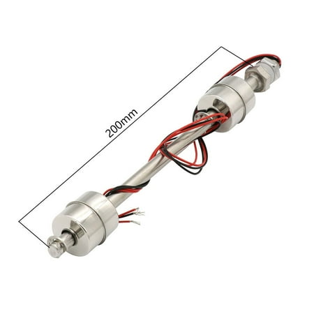 

Liquid Water Level Sensor Stainless Steel Double Ball Float Switch Tank Pool