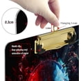 thumbnail image 3 of FMSHPON Blue Red Skull Clipboard Hardboard Wood Nursing Clip Board and Pull for Standard A4 Letter 13x9 inches, 3 of 6