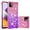 Pink Mauve, variant on case for Samsung Galaxy A22 5G Case (Not 4G),Creativity Clear Gradient Quicksand Glitter Flowing Liquid Floating TPU Case Bling Diamond Sparkle Cover for Samsung Galaxy A22 5G JB Bluish Violet