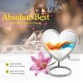 thumbnail image 5 of Splash Urns For Adult Female - Ash Holders For Human Ashes - Keepsake Urns - 3 Inch - Pack Of 4 - Heart Shaped Cremation Urn Ashes - Human Urns - Small Urns For Human Ashes - Small Urn For Ashes, 5 of 5