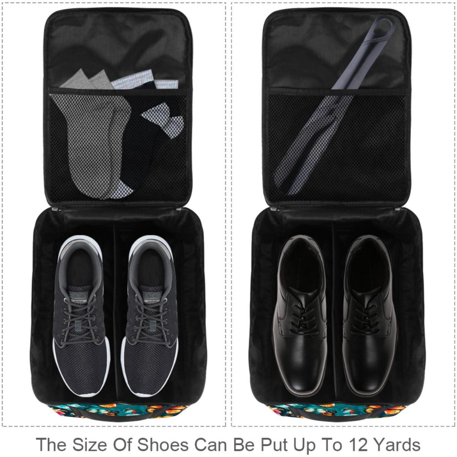 Butterfly Polyester Shoe Organizer Box - Compact 23x31cm Size for Easy Shoe Storage & Organization