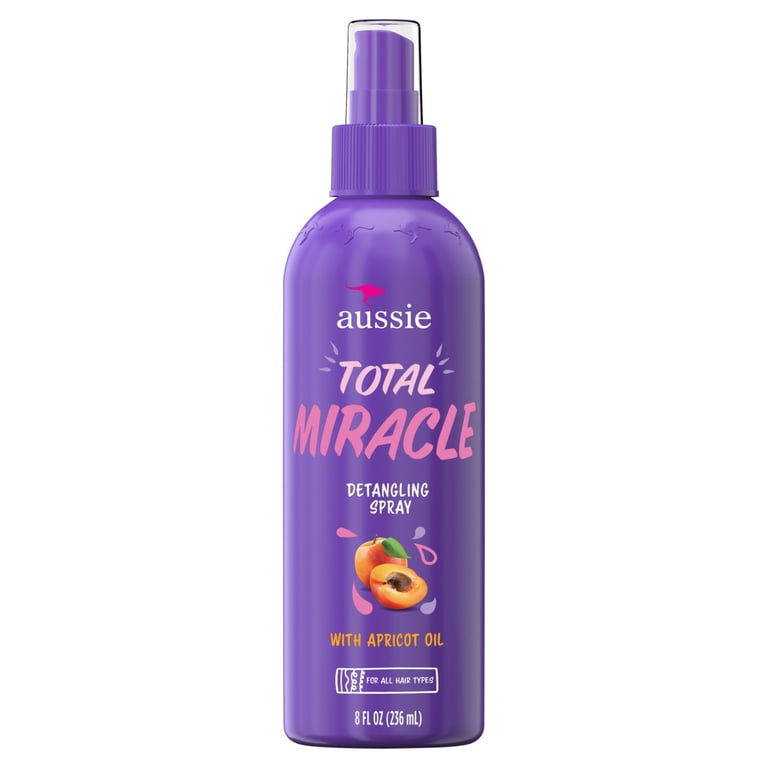 Aussie, Hair Detangling Spray, 8 fl oz, Apricot Oil for All Hair