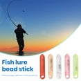 thumbnail image 3 of NIBOLOG 10Pcs Fluorescent Color Plastic Shell Hanging Hole Fishing Rattle Bead Loud 2 Steel Beads Fish Lure Rattle Stick Fishing Accessories, 3 of 8
