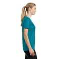thumbnail image 2 of Sport-Tek V-Neck Tee (LST353) Tropical Blue, 4XL, 2 of 3