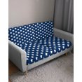 thumbnail image 3 of 4th of July Couch Cushion Covers Stretch, Washable Sofa Seat Covers Individual Seat Cushion Sofa Slipcovers Independence Day Patriotic White Star Blue Couch Cover Furniture Protector S-1PCS, 3 of 7