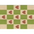 thumbnail image 1 of Ahgly Company Machine Washable Indoor Rectangle Transitional Ginger Brown Green Area Rugs, 8' x 12', 1 of 7