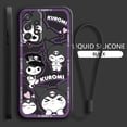 thumbnail image 1 of Kuromi Melody dibujos animados para Samsung Galaxy A73 A54 A34 A53 A33 A52 A32 A22 A71 A51 A21S A03S 4G 5G funda de teléfono de cuerda líquida Fundas xuanjing  unisex, 1 of 2