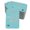 Aqua Blue, variant on Inkdotpot Gold Foil Paper Hang Tags ThankYou From The New Wedding Favor Tags 50 Pack