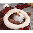 thumbnail image 4 of Ludlz Warm Guinea Pigs Bed,Hedgehog Winter Nest,Rat Chinchillas & Small pet Animals Bed/Cube/House, Habitat, Lightweight, Durable, Portable, Cushion Big Mat, 4 of 6