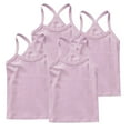thumbnail image 3 of Eltusu Girls Cotton Tank Tops, Breathable Y-Back 4 Pieces Sleeveless Kids Undershirts Pink Size 2-3 T, 3 of 5