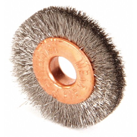 UPC: 0012382164614 | Weiler Crimped Wire Wheel Brush Arbor 1 In. 90856