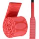 thumbnail image 1 of 1 paquete de tubo termorretráctil de 3.3 pies de 0.98" de diámetro para cañas de pescar, envoltura de agarre impermeable antideslizante de 25 mm para deportes y fitness, patrón ovalado rojo, 1 of 6