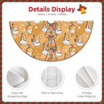 thumbnail image 3 of Fotbe Beer In Glasses Pattern Christmas Tree Skirt, Tree Skirts Plush Christmas Decorations, Christmas Tree Skirts Xmas Decorations Holiday Party Decor-30", 3 of 6