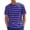 7# Purple, variant on Mens Striped Shirt Short Sleeve T-Shirts Crewneck Fitted Everyday T-Shirt Casual Tee Regular Fit Black S