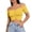 P Yellow, variant on Womens Off Shoulder Tank Top Slim Fit Sleeveless Summer Cami T-Shirt Basic Layering Shell Top Soft Wear XS