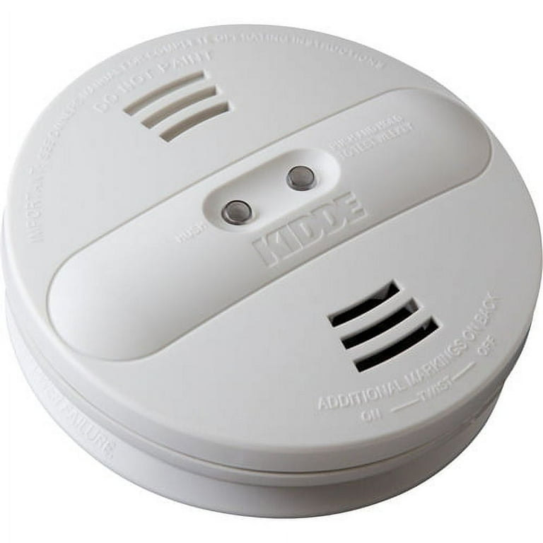 Kidde Dual-sensor Smoke Alarm - 9 V - Audible, Visual - White Kidde Dual-sensor Smoke Alarm - 9 V - Audible, Visual - White