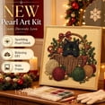 thumbnail image 7 of DIY Christmas Pearl Bead Painting Kit,Framed Canvas Rhinestone Art Set with Instruction Manual,Holiday Craft,Home Wall Decor Gift, 7 of 7