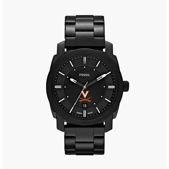 Men's Fossil Virginia Cavaliers Machine Stainless Steel Watch