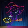thumbnail image 2 of Glowneon Halloween Cat Neon Sign, Halloween Animal Art Decor, 2 of 4