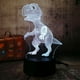 thumbnail image 3 of 3D Night Lights For Kids Dinosaur Night Lámpara De de lámpara 7 Cambiantes, Decoración De La Habitación Regalos De Cumpleaños Para , Yinane Dinosaurio 3D LED luz nocturna, 3 of 8