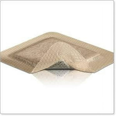 Mepilex Border Ag Antimicrobial Foam Dressing  with Silver 6'' x 6'' Box of 5