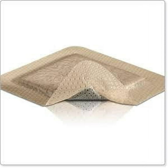 Mepilex Border Ag Antimicrobial Foam Dressing  with Silver 6'' x 6'' Box of 5