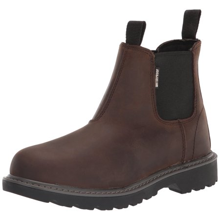 Wolverine Men's Floorhand Romeo Waterproof Chelsea Boot, Dark Brown, 8