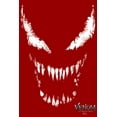 thumbnail image 2 of Men's Marvel Venom: Let There be Carnage Big White and Red face  Graphic Tee Red 3X Large, 2 of 5