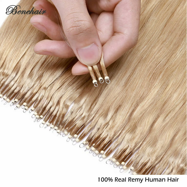  Beatifufu 2 Pcs Hair ring human hair jewelry for