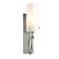 thumbnail image 2 of Woodbridge Lighting Haley 1 Light Wall Sconce in Satin Nickel/Opal Cylinder, 2 of 2
