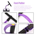 thumbnail image 4 of Four Tube Home Rope Pedal Exerciser Tractor Elastic Calf Rope Sit-ups Abdomen Leg Tensioner Foot Puller, 4 of 7