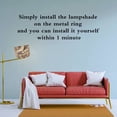thumbnail image 4 of E27 Desktop Light Shade, Modern Simple Assembly Elegant E26 Lampshade PVC  for Hotel, 4 of 8