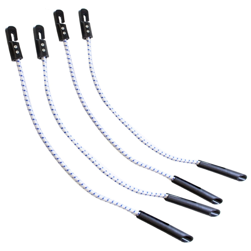 4 Piece Bungee Cord Tent Hooks With Plastic Ends